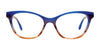 Takumi TK1051 Eyeglasses with Clip-on Sunglasses | Size 51 / Marbled Brown & Pink