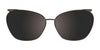 Takumi TK1051 Eyeglasses with Clip-on Sunglasses | Size 51 / Clip Only (Color №010)