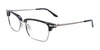 Takumi TK1052 Eyeglasses with Clip-on Sunglasses | Size 52 / Demi Grey & Gunmetal