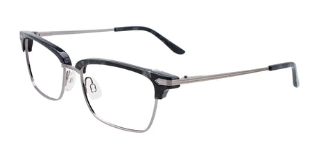 Takumi TK1052 Eyeglasses with Clip-on Sunglasses Demi Grey & Gunmetal