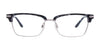 Takumi TK1052 Eyeglasses with Clip-on Sunglasses | Size 52 / Demi Amber & Dark Brown