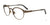 Takumi TK1057 Eyeglasses with Clip-on Sunglasses | Size 45 / Matt Brown