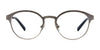 Takumi TK1057 Eyeglasses with Clip-on Sunglasses | Size 45 / Matt Brown