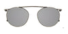 Takumi TK1057 Eyeglasses with Clip-on Sunglasses | Size 45 / Clip Only (Color №020)