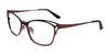 Takumi TK1058 Eyeglasses with Clip-on Sunglasses | Size 51 / Satin Brown & Pink