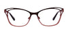 Takumi TK1058 Eyeglasses with Clip-on Sunglasses | Size 51 / Satin Brown & Pink
