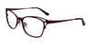 Takumi TK1058 Eyeglasses with Clip-on Sunglasses | Size 51 / Satin Burgundy & Dark Pink