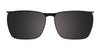 Takumi TK1068 Eyeglasses with Clip-on Sunglasses | Size 53 / Blue Marbled & Brown