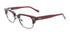 Takumi TK1069 Eyeglasses | Size 44 / Red & Dark Grey