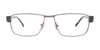 Takumi TK1070 Eyeglasses with Clip-on Sunglasses | Size 56 / Satin Brown