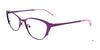 Takumi TK1072 Eyeglasses with Clip-on Sunglasses | Size 53 / Satin Purple & Pink