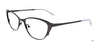 Takumi TK1072 Eyeglasses with Clip-on Sunglasses | Size 53 / Satin Black & Silver