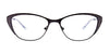 Takumi TK1072 Eyeglasses with Clip-on Sunglasses | Size 53 / Satin Dark Brown & Gold