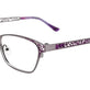 Shiny Grey & Purple