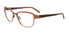 Takumi TK1077 Eyeglasses with Clip-on Sunglasses | Size 52 / Satin Copper