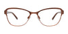 Takumi TK1077 Eyeglasses with Clip-on Sunglasses | Size 52 / Satin Copper