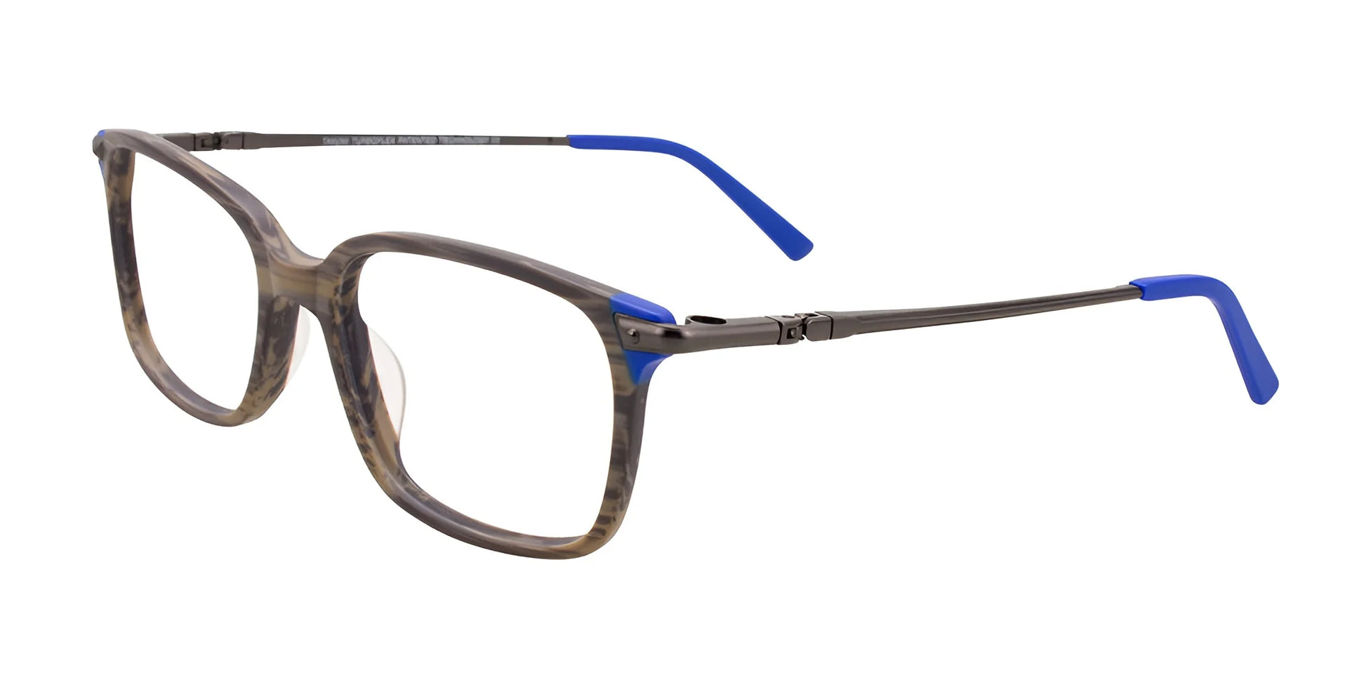 Takumi TK1079 Eyeglasses Grey Marbled & Blue