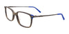 Takumi TK1079 Eyeglasses with Clip-on Sunglasses | Size 51 / Grey Marbled & Blue