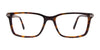 Takumi TK1080 Eyeglasses with Clip-on Sunglasses | Size 52 / Demi Amber & Steel