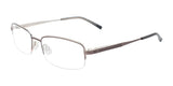 Takumi TK1081 Eyeglasses with Clip-on Sunglasses Satin Grey & Shiny Steel