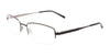 Takumi TK1081 Eyeglasses with Clip-on Sunglasses | Size 56 / Satin Black & Shiny Steel