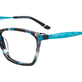 Teal & Black & Crystal