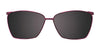 Takumi TK1082 Eyeglasses with Clip-on Sunglasses | Size 51 / Copper & Black & Crystal