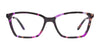 Takumi TK1082 Eyeglasses with Clip-on Sunglasses | Size 51 / Copper & Black & Crystal