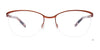 Takumi TK1083 Eyeglasses with Clip-on Sunglasses | Size 55 / Satin Brown