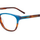 Brown Marbled & Blue