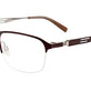 Matt Dark Brown & Shiny Silver