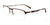 Takumi TK1086 Eyeglasses with Clip-on Sunglasses | Size 56 / Matt Dark Brown & Shiny Silver