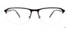 Takumi TK1086 Eyeglasses with Clip-on Sunglasses | Size 56 / Matt Black & Shiny Dark Green