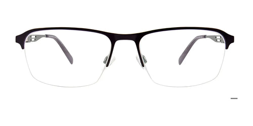 Takumi TK1086 Eyeglasses with Clip-on Sunglasses / Size 56 / Matt Black & Shiny Dark Green