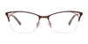 Takumi TK1087 Eyeglasses with Clip-on Sunglasses | Size 50 / Satin Brown & Bronze