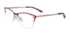 Takumi TK1087 Eyeglasses with Clip-on Sunglasses | Size 50 / Satin Pink & Silver
