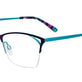 Satin Purple & Turquoise