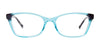 Takumi TK1088 Eyeglasses with Clip-on Sunglasses | Size 52 / Aqua Crystal