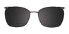 Takumi TK1089 Eyeglasses with Clip-on Sunglasses | Size 52 / Black & White & Red & Yellow & Green