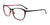 Takumi TK1090 Eyeglasses with Clip-on Sunglasses | Size 53 / Satin Black & Red