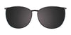 Takumi TK1091 Eyeglasses with Clip-on Sunglasses | Size 49 / Crystal