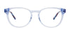 Takumi TK1091 Eyeglasses with Clip-on Sunglasses | Size 49 / Crystal