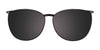 Takumi TK1091 Eyeglasses with Clip-on Sunglasses | Size 49 / Crystal
