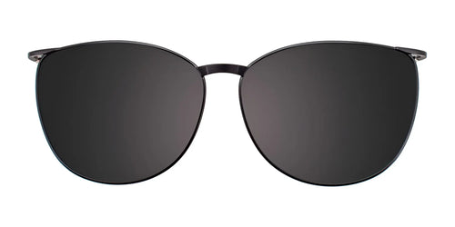 Takumi TK1091 Eyeglasses with Clip-on Sunglasses / Size 49 / Crystal