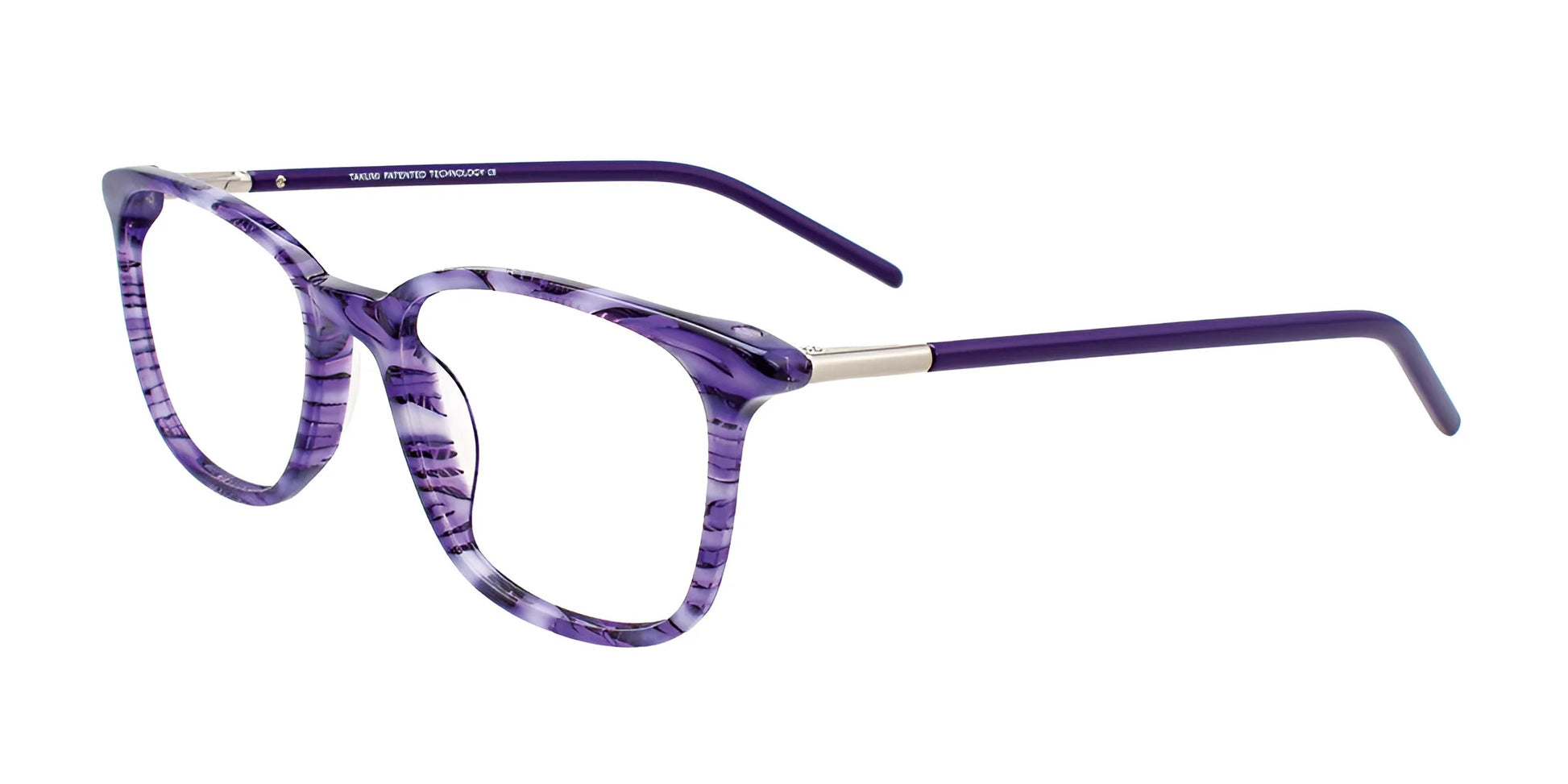 Takumi TK1094 Eyeglasses Purple & Lilac Marbled