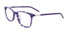 Takumi TK1094 Eyeglasses with Clip-on Sunglasses | Size 51 / Purple & Lilac Marbled