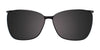 Takumi TK1095 Eyeglasses with Clip-on Sunglasses | Size 52 / Light Pink Crystal
