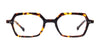 Takumi TK1096 Eyeglasses with Clip-on Sunglasses | Size 48 / Black & Demi Grey
