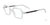 Takumi TK1096 Eyeglasses with Clip-on Sunglasses | Size 48 / Crystal