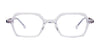 Takumi TK1096 Eyeglasses with Clip-on Sunglasses | Size 48 / Black & Demi Grey